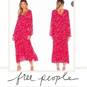 NWT Free People 2 pc Wallflower Prairie MIDI Dress